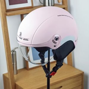 PEMILA City Commuting Safety Multi-Purpose Cycling Helmet Features an ABS Shell And EPS Cushioning Layer for Dual Protection. It Has an Adjustable Head Circumference, Multi-Angle Windproof Goggles, Metal Insect-Proof Ventilation Holes