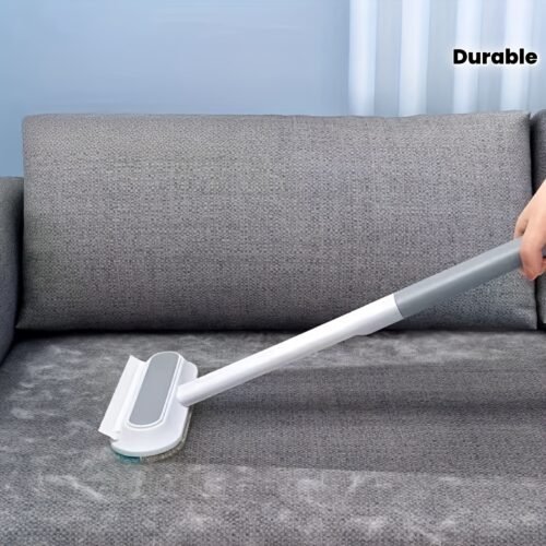 Long-Handle Pet Hair Remover: Durable Roller for Cat & Dog Fur on Sofas & Beds