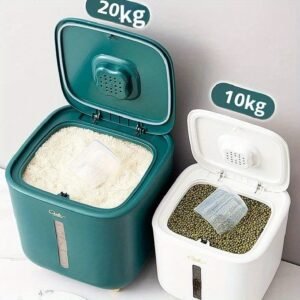 Airtight Rice Storage Box: Moisture-Proof & Insect-Proof Kitchen Grain Container