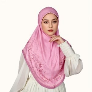 Muslim Headscarf Made of Chiffon Fabric, Offering a Sense of Fashion and Dignity, Suitable for Daily Prayers, with Beautiful Printed Patterns