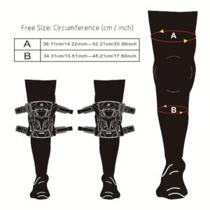 Cuirassier Pro Knee Pads: Reflective Motocross & Motorbike Safety Guards