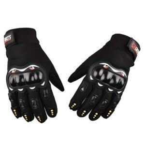 Breathable Mesh Motorcycle Gloves: Touch Screen & Anti-Slip Full-Finger Riding Gear