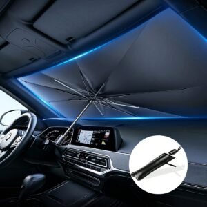 Foldable Car Windshield Sunshade: UV-Reflective & Heat-Insulation Cover for SUVs & Off-Roads