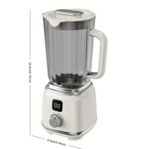 600ml Portable Dual-Speed Juicer: High-Capacity Rechargeable Blender for Gym & Home