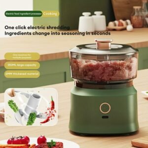 350ml Wireless Electric Food Chopper: Portable 3-in-1 Baby Food Processor & Meat Grinder