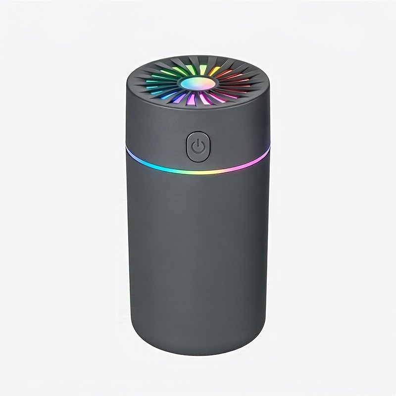 2-in-1 Car Aroma Diffuser & Humidifier: 7-Color LED Sonic Mist for Car, Office & Home