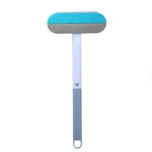 Long-Handle Pet Hair Remover: Durable Roller for Cat & Dog Fur on Sofas & Beds