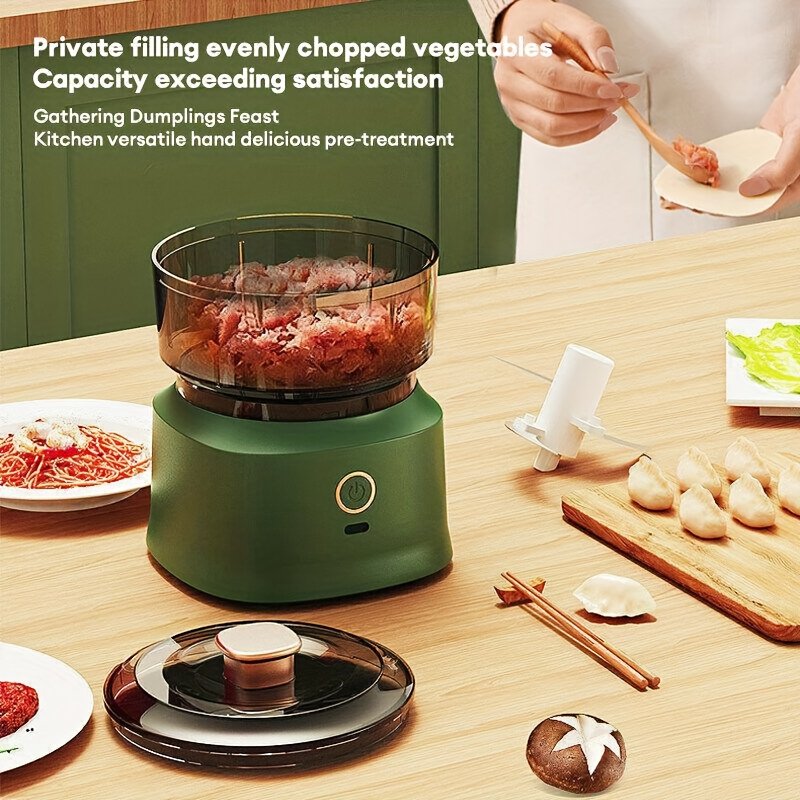 350ml Wireless Electric Food Chopper: Portable 3-in-1 Baby Food Processor & Meat Grinder
