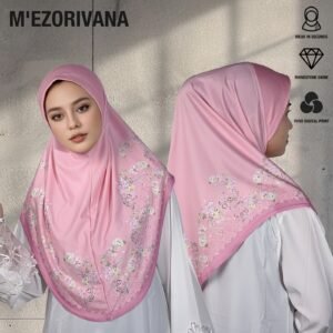 A Fashionable Printed Headscarf, Soft, Breathable, and Comfortable Muslim Women's Hijab, Multiple Colors Available for