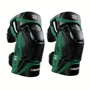 Cuirassier Pro Knee Pads: Reflective Motocross & Motorbike Safety Guards