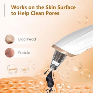 4-in-1 Rechargeable Blackhead Remover: Pro Pore Vacuum & Facial Cleansing Kit