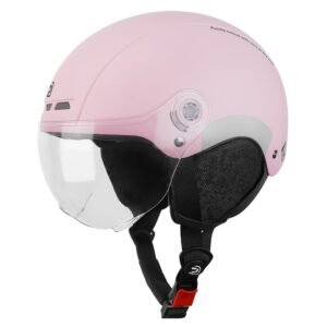 PEMILA City Commuting Safety Multi-Purpose Cycling Helmet Features an ABS Shell And EPS Cushioning Layer for Dual Protection. It Has an Adjustable Head Circumference, Multi-Angle Windproof Goggles, Metal Insect-Proof Ventilation Holes