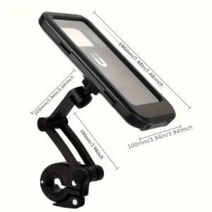 Holder for Cell Phones on Motorcycles, Made of ABS, Featuring a Magnetic Design, Retractable, And for Bicycle And Electric Vehicle Navigation