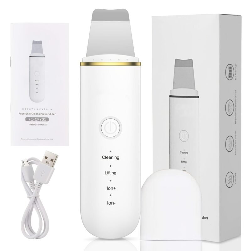 4-Mode Electric Facial Cleanser: Waterproof Rechargeable Deep Pore Sonic Scrubber
