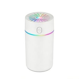 2-in-1 Car Aroma Diffuser & Humidifier: 7-Color LED Sonic Mist for Car, Office & Home