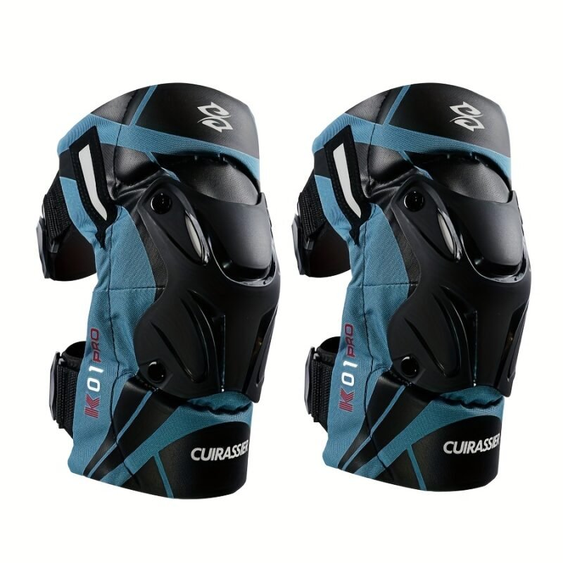 Cuirassier Pro Knee Pads: Reflective Motocross & Motorbike Safety Guards