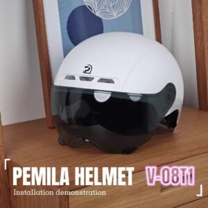 PEMILA City Commuting Safety Multi-Purpose Cycling Helmet Features an ABS Shell And EPS Cushioning Layer for Dual Protection. It Has an Adjustable Head Circumference, Multi-Angle Windproof Goggles, Metal Insect-Proof Ventilation Holes