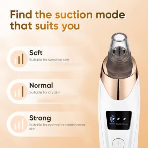 4-in-1 Rechargeable Blackhead Remover: Pro Pore Vacuum & Facial Cleansing Kit