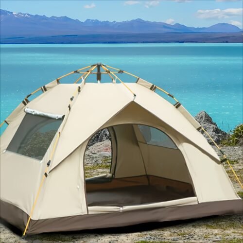 723f956c-eaba-46f1-8b0e-4eb88ed59773.jpg 4-Person Automatic Pop-Up Tent: Waterproof Oxford Fabric Family Camping Tent with Mesh Windows