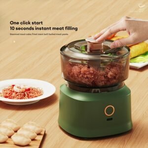 350ml Wireless Electric Food Chopper: Portable 3-in-1 Baby Food Processor & Meat Grinder
