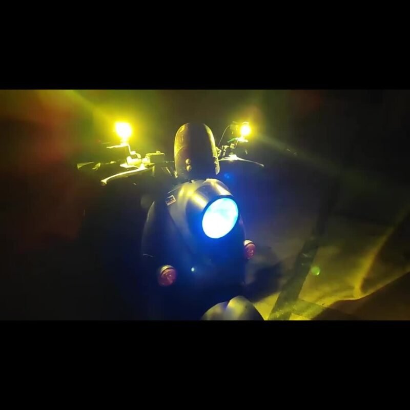 Heyword 14,000LM Dual-Color LED Fog Lights: 12V High-Intensity Spotlights for Motorcycle & ATV