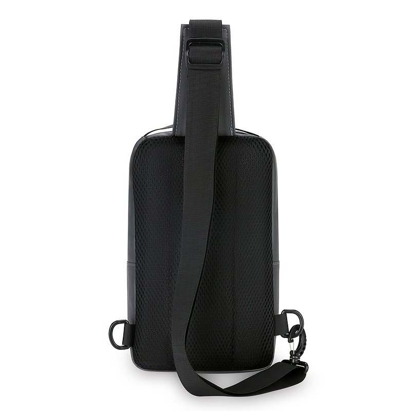 ShiLan Men's Outdoor Chest Bag - Stylish Nylon Crossbody, Casual Multi-Functional Sports Sling with Adjustable Strap (100-1.0cm), Zip Closure, and Multiple Compartments for Daily Commute & Adventures, Crossbody Bag