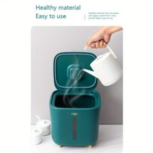 Airtight Rice Storage Box: Moisture-Proof & Insect-Proof Kitchen Grain Container