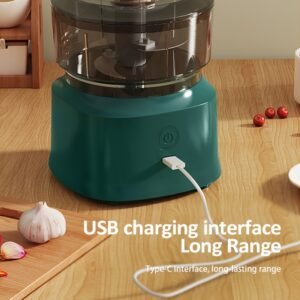 350ml Wireless Electric Food Chopper: Portable 3-in-1 Baby Food Processor & Meat Grinder