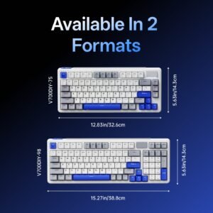 8.V700DIY-75.jpg Rapoo V700DIY-75 Wireless Mechanical Keyboard: Hot-Swappable & Creamy Sounding 75% Layout