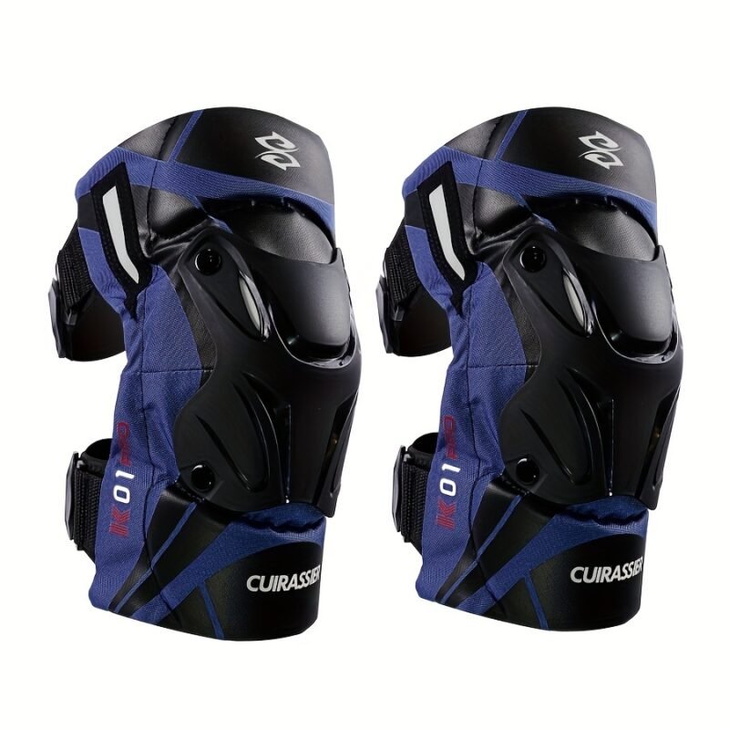 Cuirassier Pro Knee Pads: Reflective Motocross & Motorbike Safety Guards