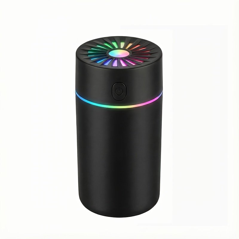 2-in-1 Car Aroma Diffuser & Humidifier: 7-Color LED Sonic Mist for Car, Office & Home