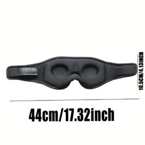 3D Wireless Sleep Mask: Bluetooth 5.2 Ultra-Thin Headphones & 100% Blackout for Deep Sleep