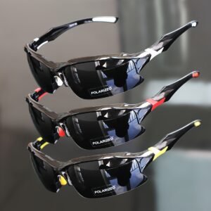 3pcs COMAXSUN Polarized Fashion Glasses for Men & Women - Lightweight PC Frame & TAC Glasses Suitable for,,,,, Driving, Suitable for Gifts with Cleaning Cloth, Non-Prescription Eyewear