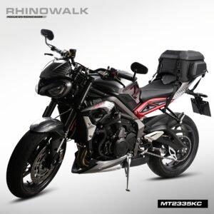 Rhinowalk 23L-35L Expandable Tail Bag: Hard Shell Waterproof Motorcycle Trunk & Backpack