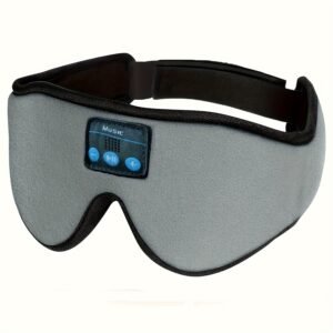 3D Wireless Sleep Mask: Bluetooth 5.2 Ultra-Thin Headphones & 100% Blackout for Deep Sleep