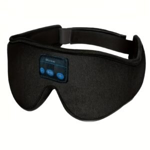 3D Wireless Sleep Mask: Bluetooth 5.2 Ultra-Thin Headphones & 100% Blackout for Deep Sleep
