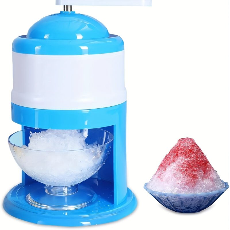 Manual Pro Ice Shaver: Portable Hand-Crank Smoothie & Snow Cone Maker