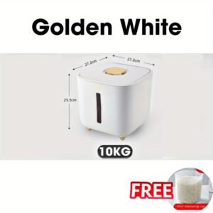 Airtight Rice Storage Box: Moisture-Proof & Insect-Proof Kitchen Grain Container