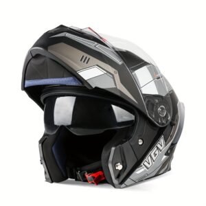 Motorcycle Helmet Flip-up Helmet for Men and Women in All Seasons