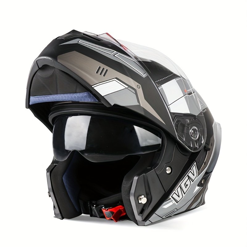 Motorcycle Helmet Flip-up Helmet for Men and Women in All Seasons