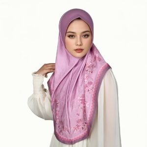 Muslim Headscarf Made of Chiffon Fabric, Offering a Sense of Fashion and Dignity, Suitable for Daily Prayers, with Beautiful Printed Patterns