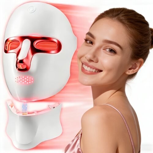 db1390cd-79b1-4862-a338-a9bf50a3b507.jpg 7-Color LED Facial & Neck Therapy Mask: Pro Rechargeable Anti-Aging Skin Care Device