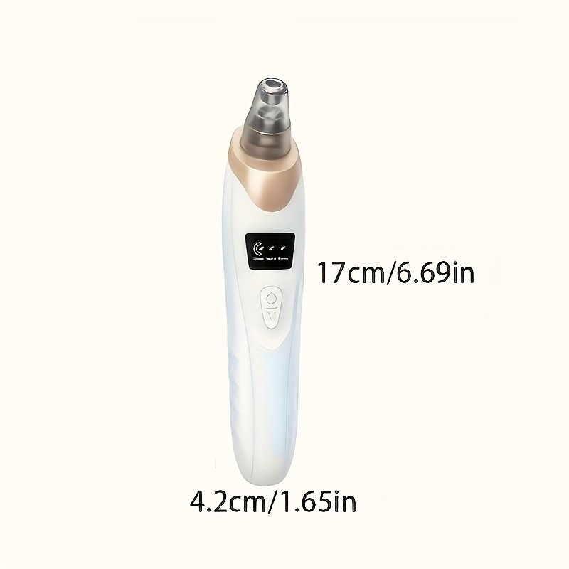 4-in-1 Rechargeable Blackhead Remover: Pro Pore Vacuum & Facial Cleansing Kit