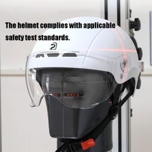 PEMILA City Commuting Safety Multi-Purpose Cycling Helmet Features an ABS Shell And EPS Cushioning Layer for Dual Protection. It Has an Adjustable Head Circumference, Multi-Angle Windproof Goggles, Metal Insect-Proof Ventilation Holes