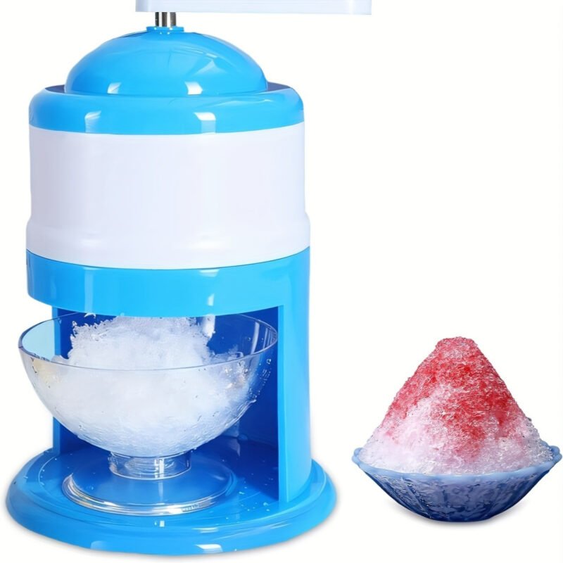 Manual Pro Ice Shaver: Portable Hand-Crank Smoothie & Snow Cone Maker